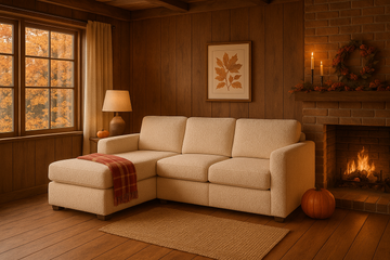 Fern Boucle Corner Settee